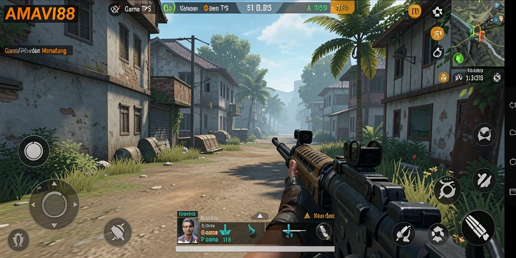Gameplay seru AMAVI88 dalam mode TPS yang menegangkan.
