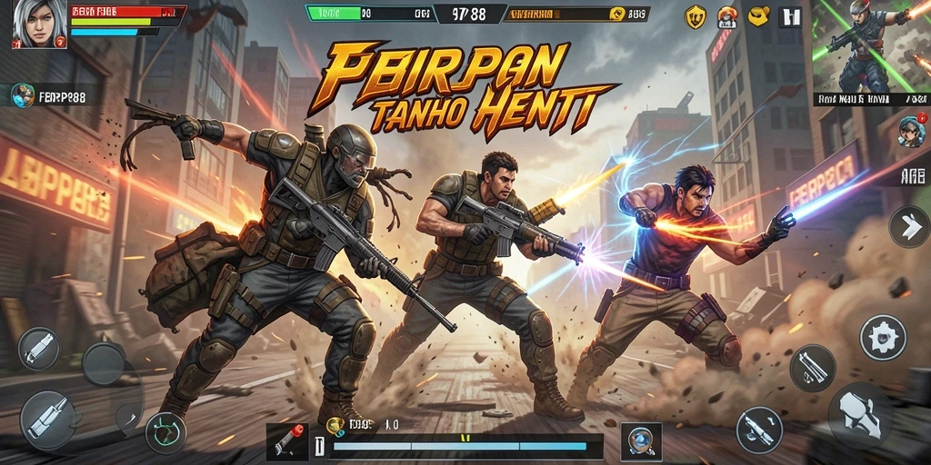 Screenshot menunjukkan aksi seru dalam FBRP88 gameplay.