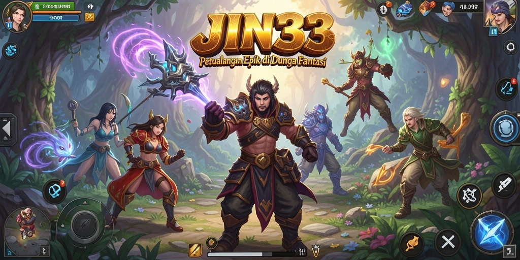 Tampilan gameplay JIN33 yang menampilkan petualangan seru.