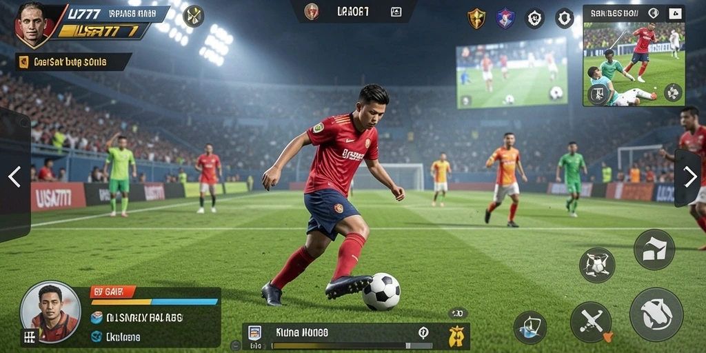 Tampilan gameplay menarik dari LUSA777 saat pertandingan berlangsung.