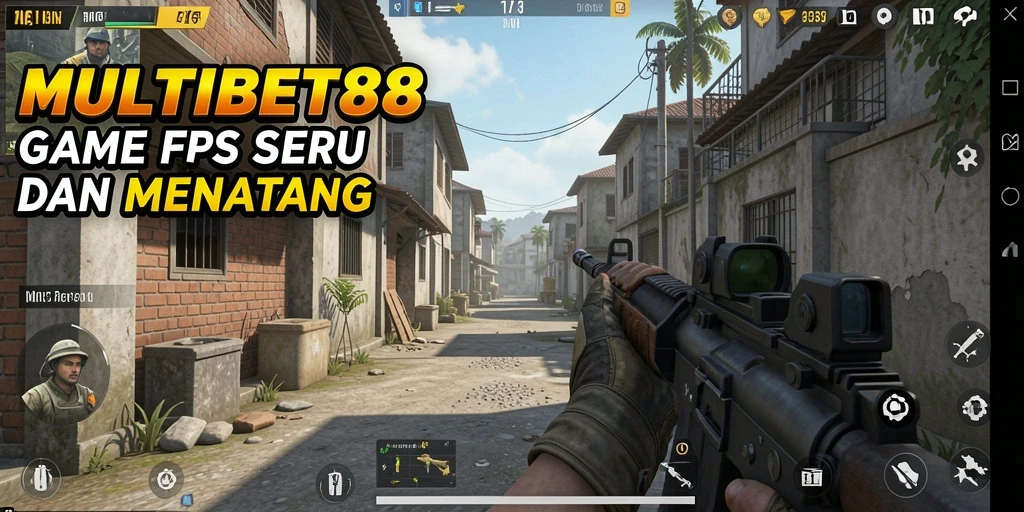 Tampilan gameplay mendebarkan dalam MULTIBET88 dengan aksi FPS yang seru.